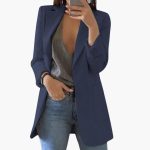 Women’s Blazer with Front Pockets - Image 8