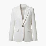 Women’s Blazer with Notched Lapel and Button Front