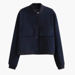 Women’s Bomber Jacket with Flap Pockets - Image 4
