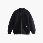 Women’s Bomber Jacket with Zipper - Image 8