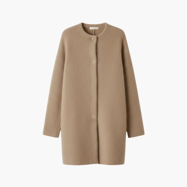 Women’s Cardigan with Snap Buttons and Sleeves