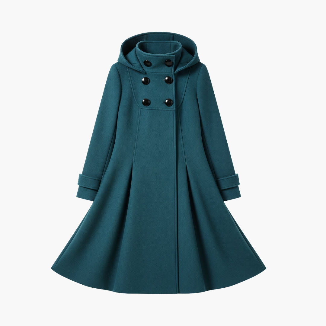 Women_sCoatwithHoodandButtonClosure.jpg Women’s Coat with Hood and Button Closure - Image 1