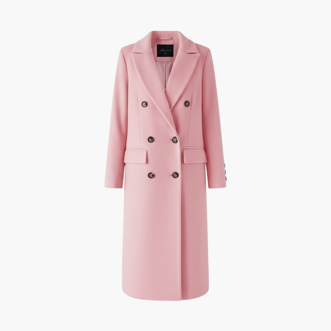 Women_sCoatwithLapelCollarandButtons.jpg Women’s Coat with Lapel Collar and Buttons - Image 1