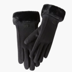 Women’s Gloves with Lined Interior and Folded Cuffs - Image 7
