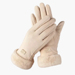 Women’s Gloves with Lined Interior and Folded Cuffs - Image 4