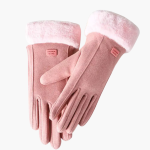 Women’s Gloves with Lined Interior and Folded Cuffs - Image 5