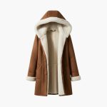 Women’s Hooded Coat with Toggle Closure and Pockets