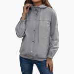 Women’s Hooded Jacket with Snap Buttons - Image 5