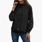 Women’s Hooded Jacket with Snap Buttons - Image 7