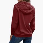 Women’s Hooded Jacket with Snap Buttons - Image 3