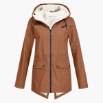 Women’s Hooded Jacket with Zipper Closure - Image 2