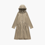 Women’s Hooded Trench Coat with Zipper