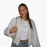 Women’s Jacket with Round Neck and Zipper Closure - Image 2