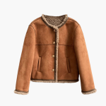 Women’s Jacket with Sherpa-Style Trim - Image 3