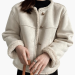 Women’s Jacket with Sherpa-Style Trim - Image 7