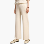 Women’s Knitted Trousers with Elastic Waist and Wide Legs - Image 4