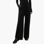 Women’s Knitted Trousers with Elastic Waist and Wide Legs - Image 5
