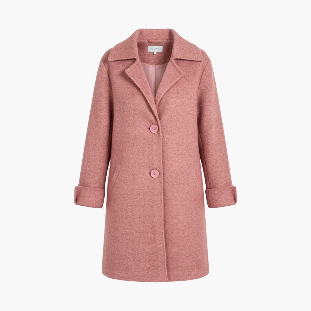 Women_sLongCoatwithButtonsandPockets.jpg Women’s Long Coat with Buttons and Pockets - Image 1