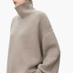 Women’s Oversized High-Neck Sweater - Image 2