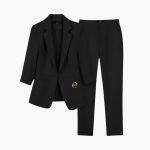 Women’s Suit Set with Blazer and Trousers