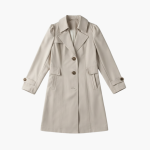 Women’s Trench Coat with Adjustable Waist