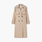 Women’s Trench Coat with Button Placket