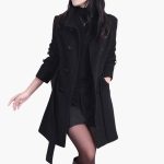 Women’s Trench Coat with Side Pockets - Image 3