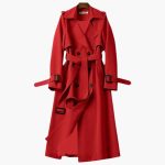 Women’s Trench Coat with Waist Belt - Image 3