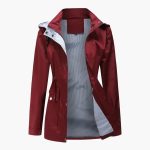 Women’s Trench Coat with Zip Closure - Image 4