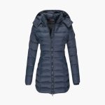Women’s Winter Coat with Hood and Zipper