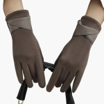 Women’s Winter Gloves with Fleece Lining and Adjustable Strap - Image 3