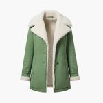 Women’s Winter Jacket with High Collar and Zipper