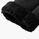 Women’s Zip Jacket with Plush Inner Layer and Adjustable Belt Hem - Image 10