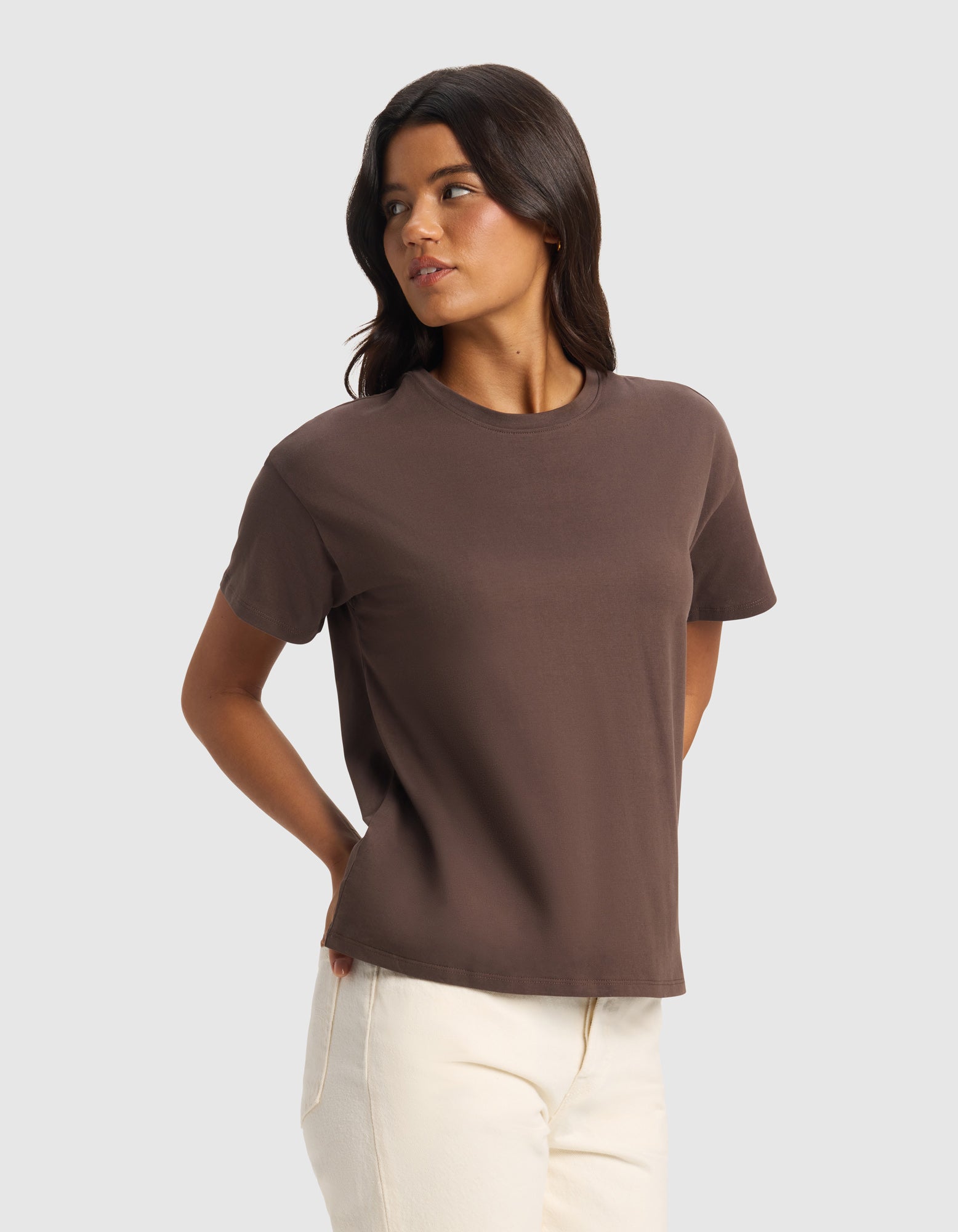 Women_s_All_Day_Tee_Cacao_2.jpg Women's All Day Tee - Image 1