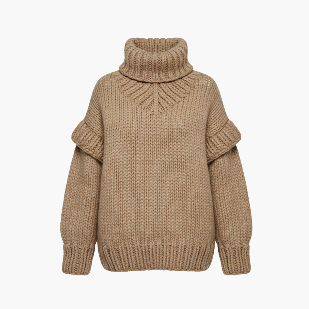 Women_s_Oversized_Turtleneck_Sweater_with_Ribbed_Knit_and_Long_Sleeves.png Women’s Oversized Turtleneck Sweater with Ribbed Knit and Long Sleeves - Image 1