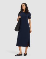 Women's Brushed Bamboo Midi Dress - Image 19