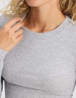 Women's Fine Ribbed Long Sleeve Tee - Image 7