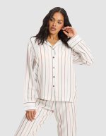 Women's Soft Woven Long Sleeve Pajama Top - Last Chance