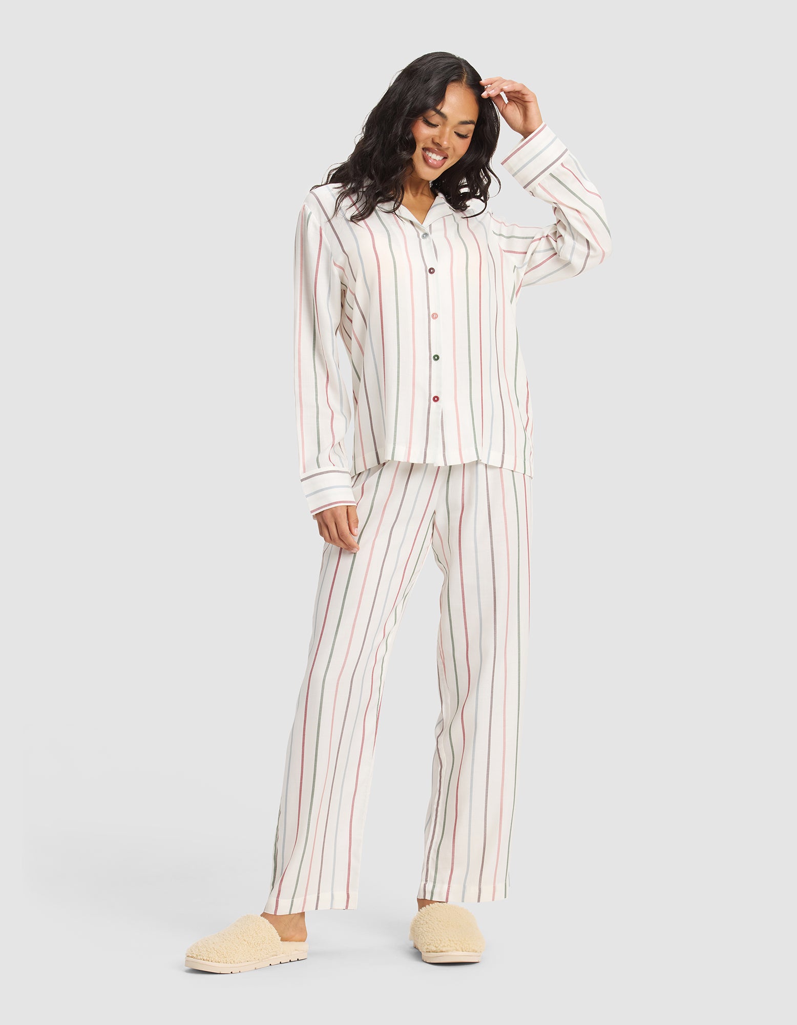 Women's Soft Woven Long Sleeve Pajama Top - Last Chance - Image 8