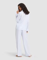 Women's Soft Woven Long Sleeve Pajama Set - Last Chance - Image 5