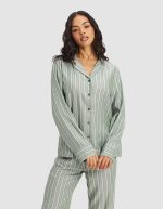 Women's Soft Woven Long Sleeve Pajama Top - Last Chance - Image 10
