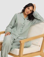 Women's Soft Woven Long Sleeve Pajama Top - Last Chance - Image 12