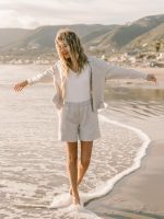 Women's Cozy Earth Coastal Comfort Long Sleeve Button Down - Last Chance - Image 4